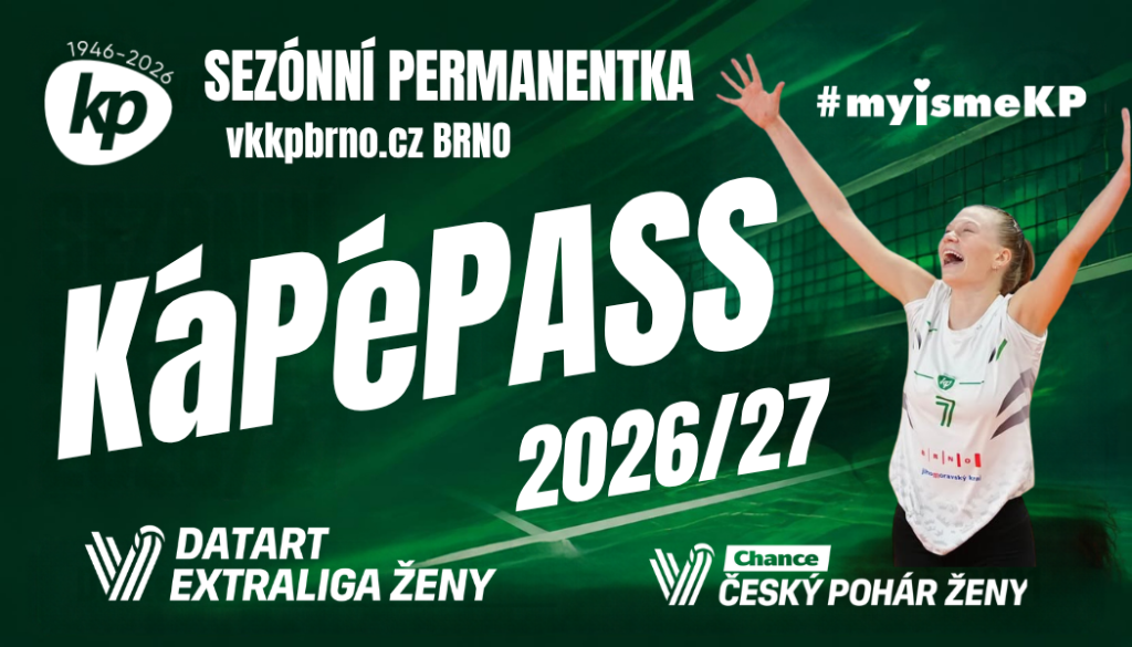 Permanentka KáPéPASS 2026/27 – VK Královo Pole
