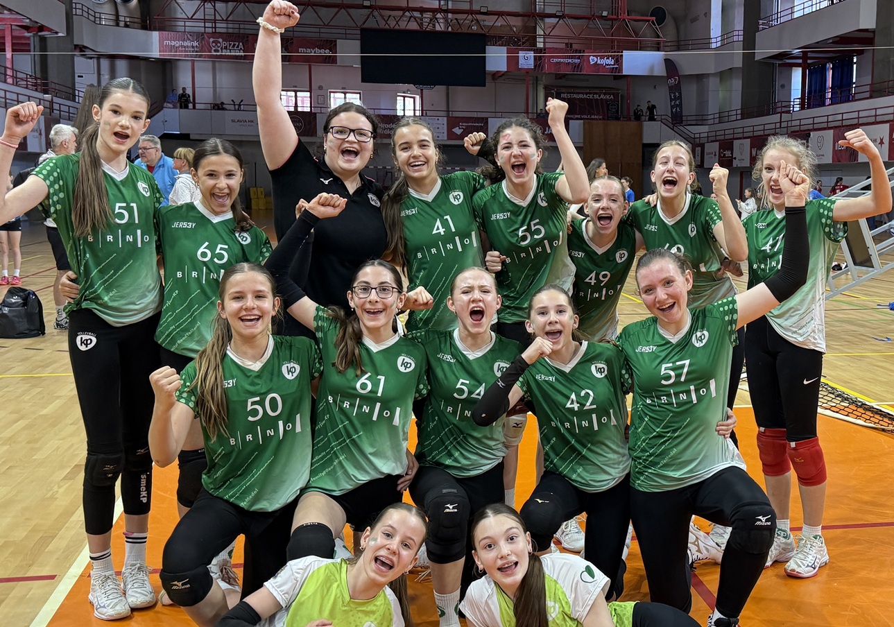 Děvčata z kategorie U14 skončila na mistrovství ČR sedmá